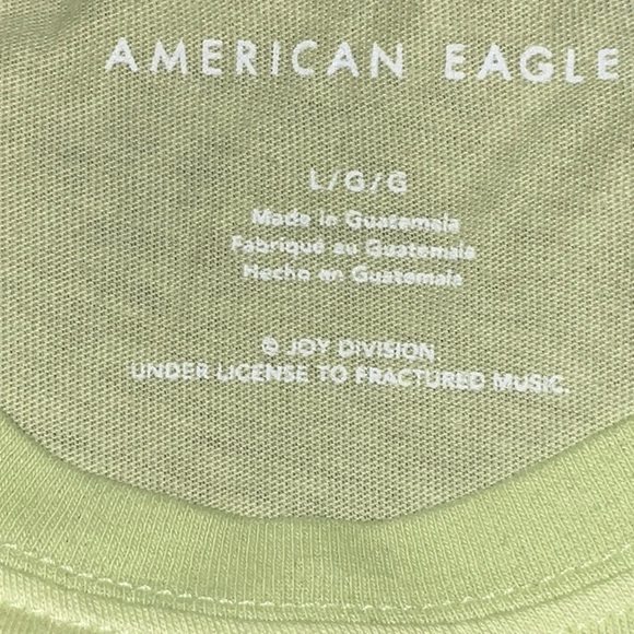 NEW! AMERICAN EAGLE JOY DIVISION UNKNOWN PLEASURES T-SHIRT - Picture 4 of 4